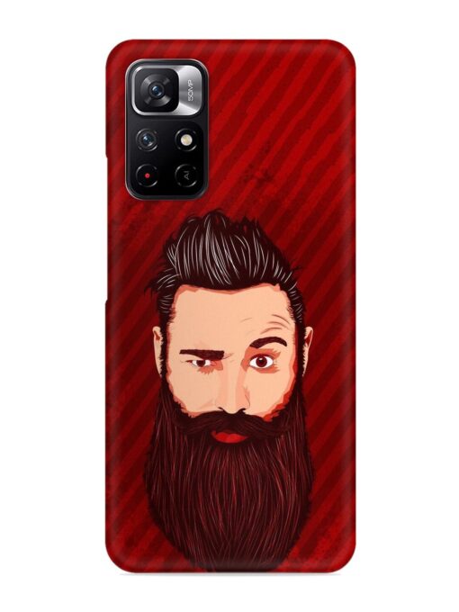 Beardo Man Snap Case for Xiaomi Redmi Note 11T (5G) Zapvi