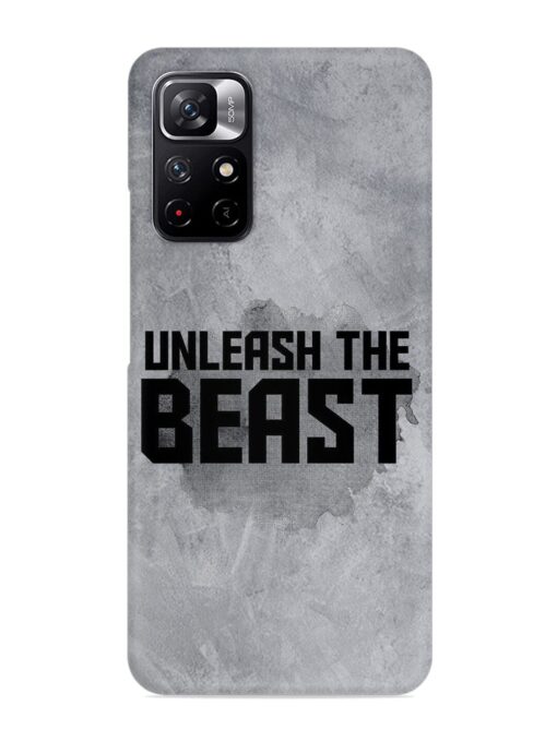 Unleash The Beast Snap Case for Xiaomi Redmi Note 11T (5G) Zapvi