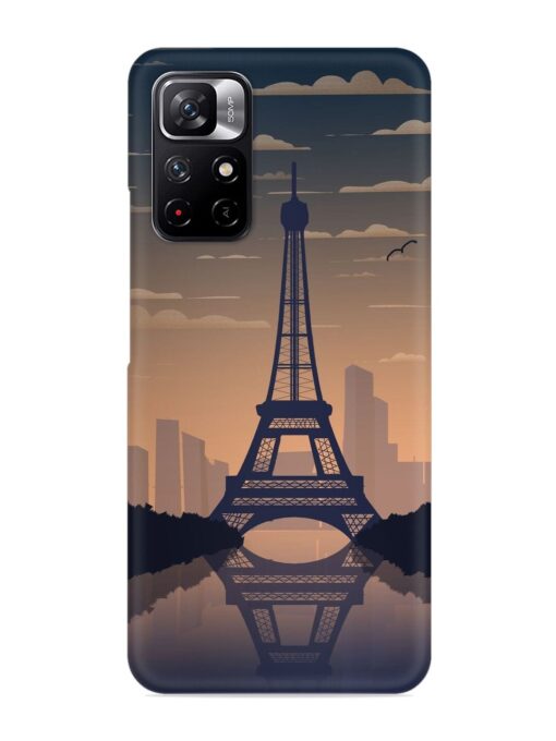 France Paris Eiffel Tower Gradient Snap Case for Xiaomi Redmi Note 11T (5G) Zapvi