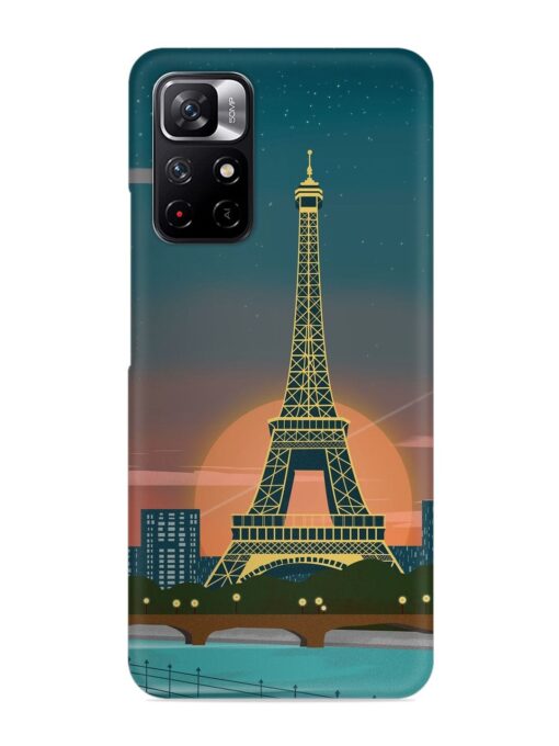 Scenery Architecture France Paris Snap Case for Xiaomi Redmi Note 11T (5G) Zapvi