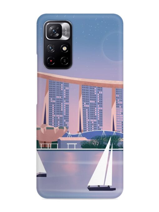 Singapore Scenery Architecture Snap Case for Xiaomi Redmi Note 11T (5G) Zapvi