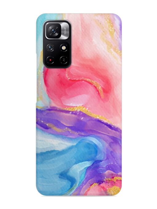 Watercolor Gradient Snap Case for Xiaomi Redmi Note 11T (5G) Zapvi