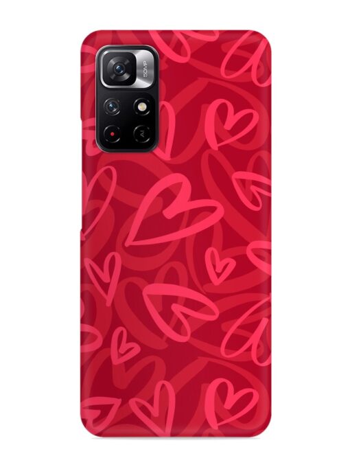 Seamless Romantic Pattern Snap Case for Xiaomi Redmi Note 11T (5G)