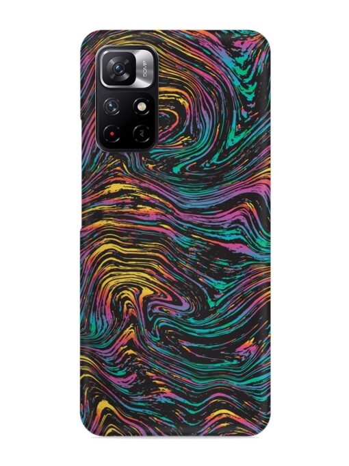 Abstract Liquid Colors Snap Case for Xiaomi Redmi Note 11T (5G) Zapvi