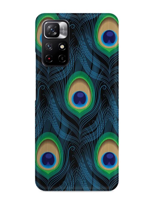 Seamless Pattern Peacock Snap Case for Xiaomi Redmi Note 11T (5G)