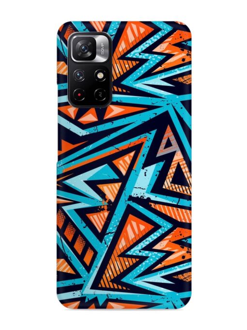 Abstract Seamless Grunge Snap Case for Xiaomi Redmi Note 11T (5G) Zapvi