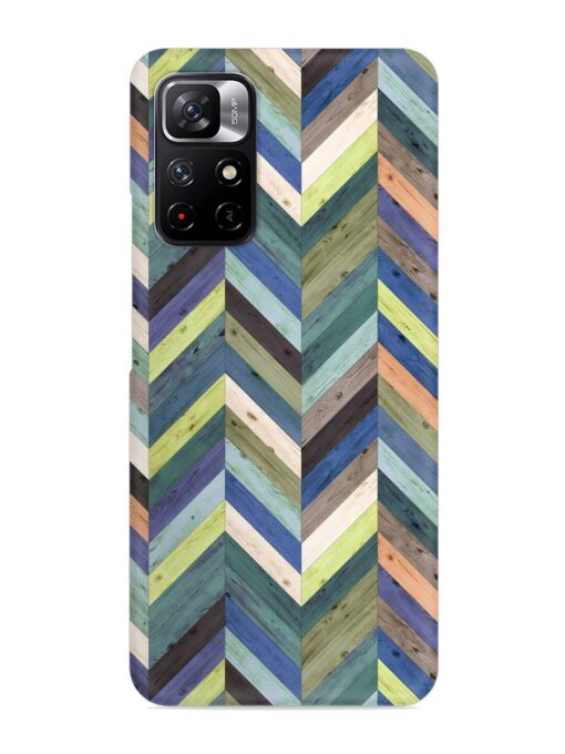 Chevron Random Color Snap Case for Xiaomi Redmi Note 11T (5G) Zapvi