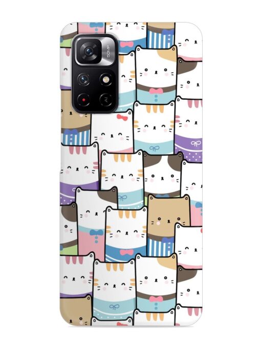 Cute Adorable Cat Snap Case for Xiaomi Redmi Note 11T (5G)