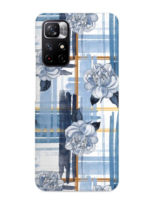 Watercolor Pattern Rose Snap Case for Xiaomi Redmi Note 11T (5G)