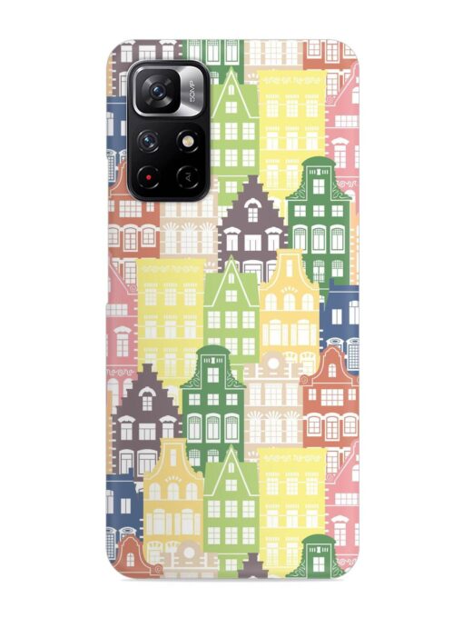 Seamless Shapes Pattern Snap Case for Xiaomi Redmi Note 11T (5G) Zapvi