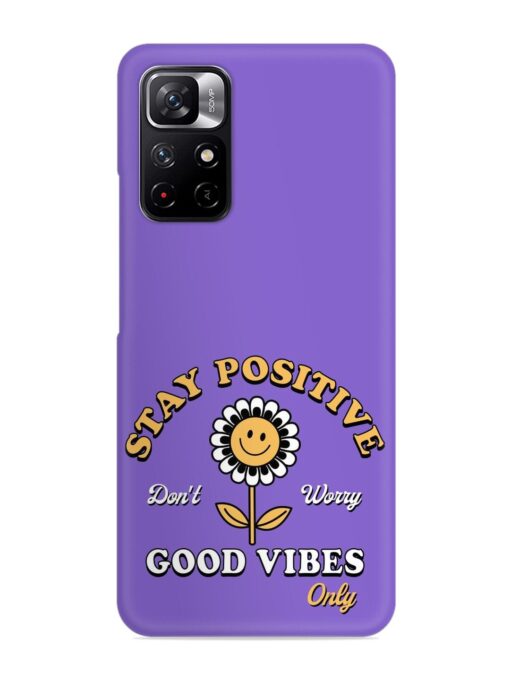 Retro Positive Flower Snap Case for Xiaomi Redmi Note 11T (5G)