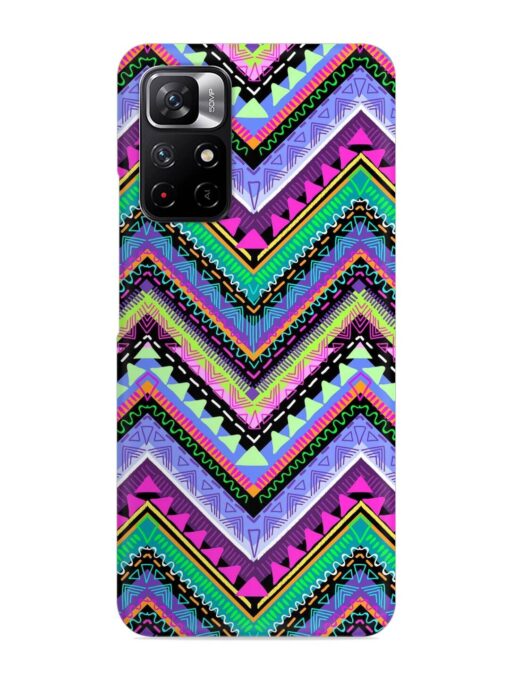 Tribal Aztec Print Snap Case for Xiaomi Redmi Note 11T (5G)