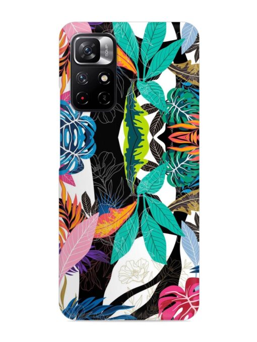 Floral Pattern Bright Snap Case for Xiaomi Redmi Note 11T (5G)