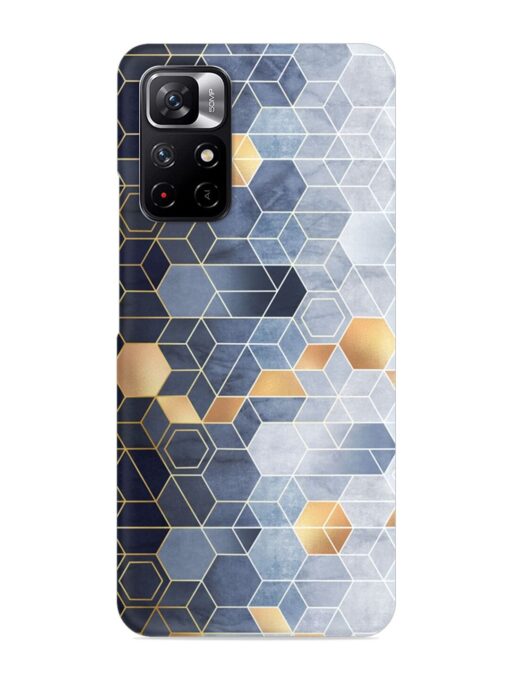 Geometric Abstraction Hexagons Snap Case for Xiaomi Redmi Note 11T (5G)