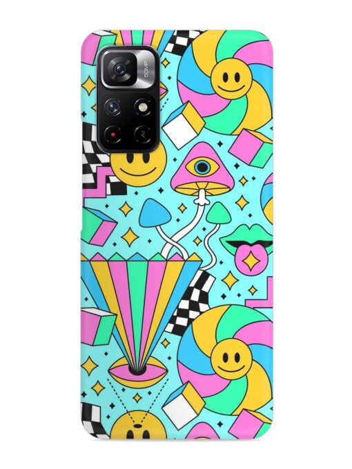 Trippy Rainbow 60S Snap Case for Xiaomi Redmi Note 11T (5G)