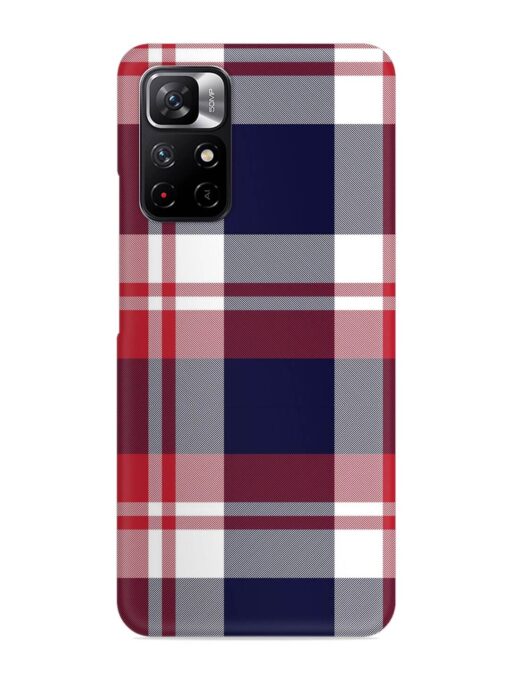 Classic Plaid Tartan Snap Case for Xiaomi Redmi Note 11T (5G)