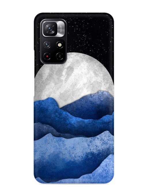 Full Moon Mountain Vector Snap Case for Xiaomi Redmi Note 11T (5G) Zapvi