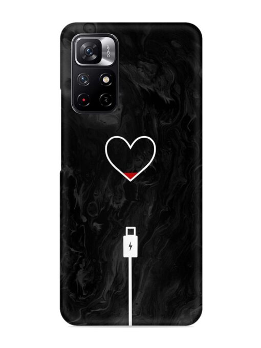 Heart Charging Vector Snap Case for Xiaomi Redmi Note 11T (5G) Zapvi