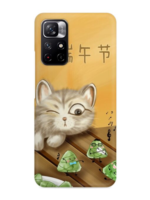 Cat Scorpion Dancing Snap Case for Xiaomi Redmi Note 11T (5G)