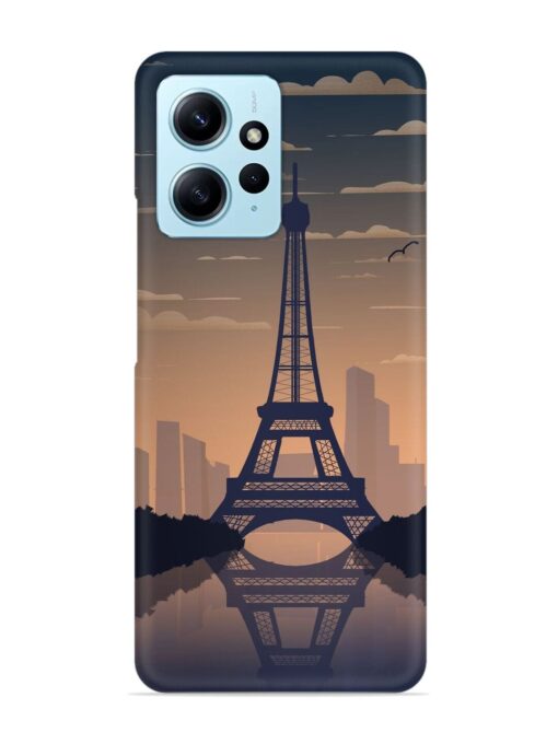 France Paris Eiffel Tower Gradient Snap Case for Xiaomi Redmi Note 12 (4G)