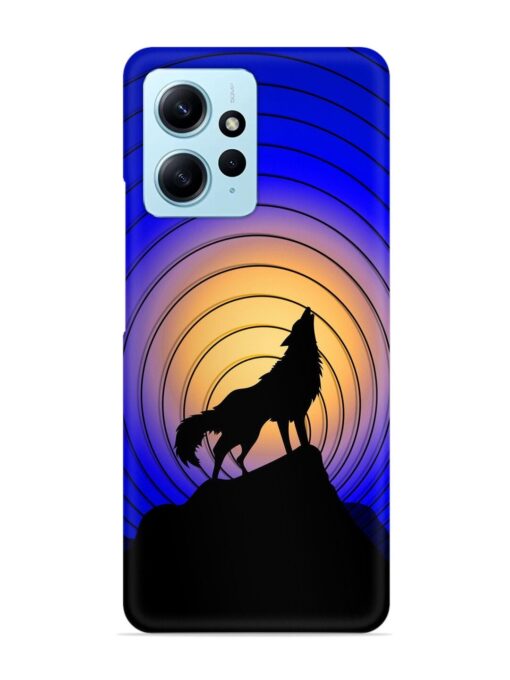 Fox Roaring Design Snap Case for Xiaomi Redmi Note 12 (4G)