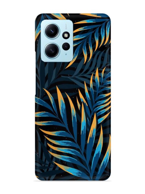 Abstract Leaf Art Snap Case for Xiaomi Redmi Note 12 (4G) Zapvi