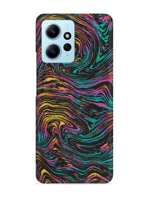 Abstract Liquid Colors Snap Case for Xiaomi Redmi Note 12 (4G)