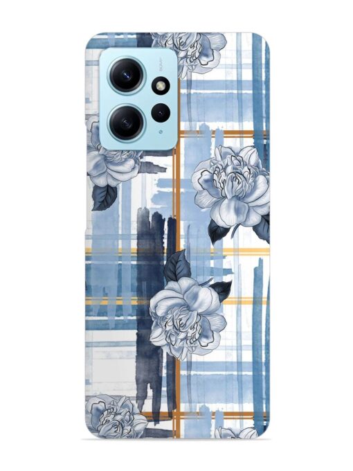 Watercolor Pattern Rose Snap Case for Xiaomi Redmi Note 12 (4G)