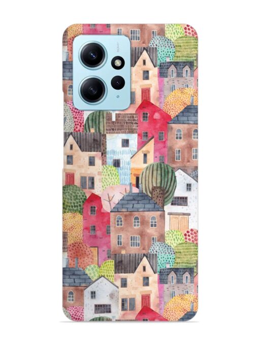 Abstract Seamless Pattern Snap Case for Xiaomi Redmi Note 12 (4G) Zapvi