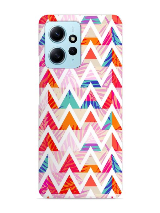 Abstract Triangle Background Snap Case for Xiaomi Redmi Note 12 (4G)