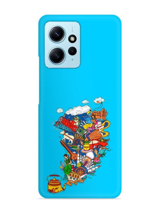 Vector Design Indian Snap Case for Xiaomi Redmi Note 12 (4G)