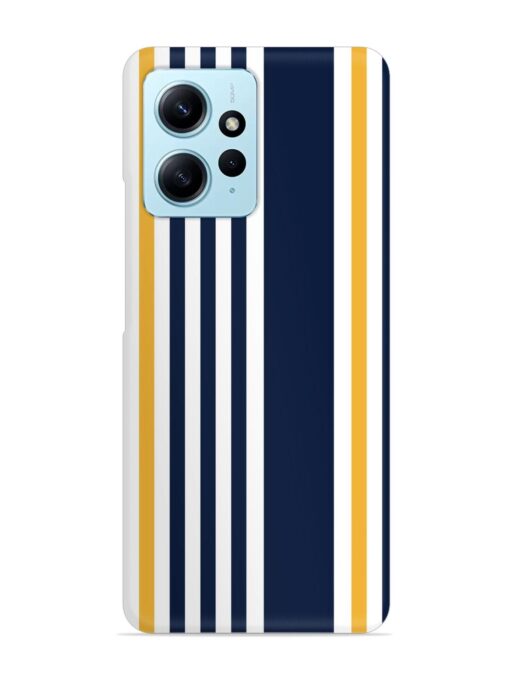 Seamless Stripe Pattern Snap Case for Xiaomi Redmi Note 12 (4G)