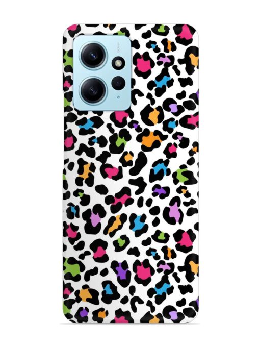 Seamless Leopard Pattern Snap Case for Xiaomi Redmi Note 12 (4G)