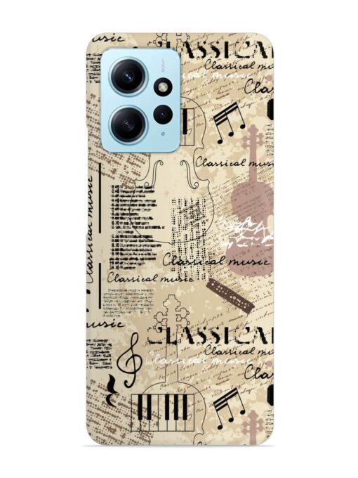 Classical Music Lpattern Snap Case for Xiaomi Redmi Note 12 (4G)