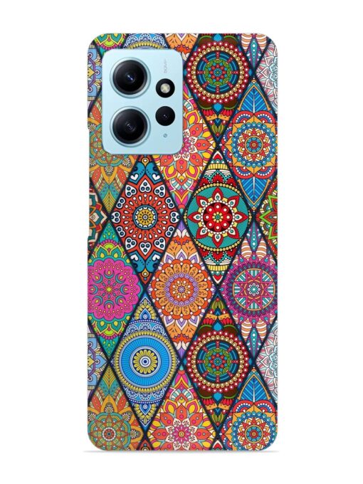 Seamless Tile Pattern Snap Case for Xiaomi Redmi Note 12 (4G)