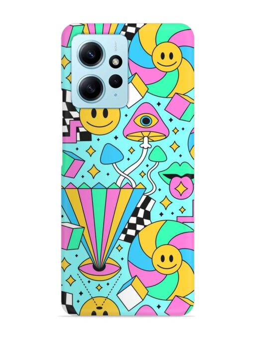 Trippy Rainbow 60S Snap Case for Xiaomi Redmi Note 12 (4G)