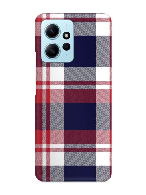 Classic Plaid Tartan Snap Case for Xiaomi Redmi Note 12 (4G)