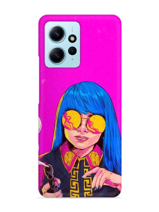 Aesthetic Anime Girl Snap Case for Xiaomi Redmi Note 12 (4G)