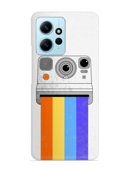 Retro Camera Art Snap Case for Xiaomi Redmi Note 12 (4G)