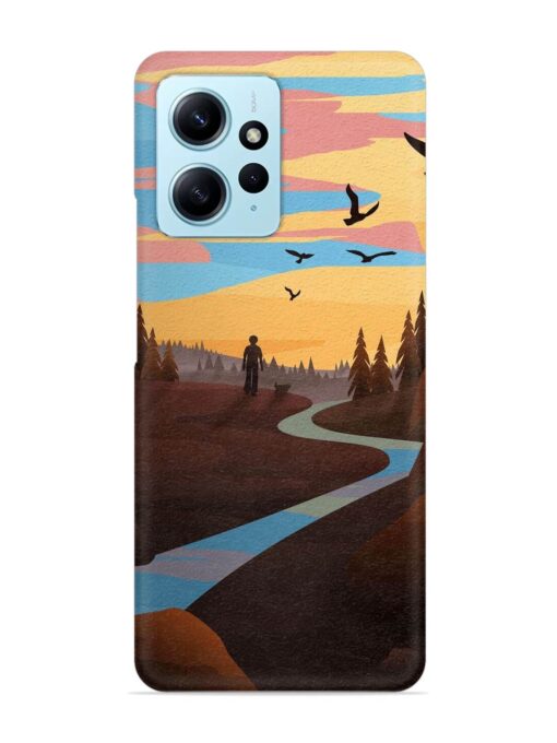 Natural Landscape Art Snap Case for Xiaomi Redmi Note 12 (4G)