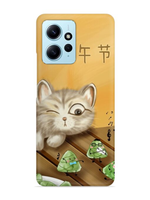 Cat Scorpion Dancing Snap Case for Xiaomi Redmi Note 12 (4G)