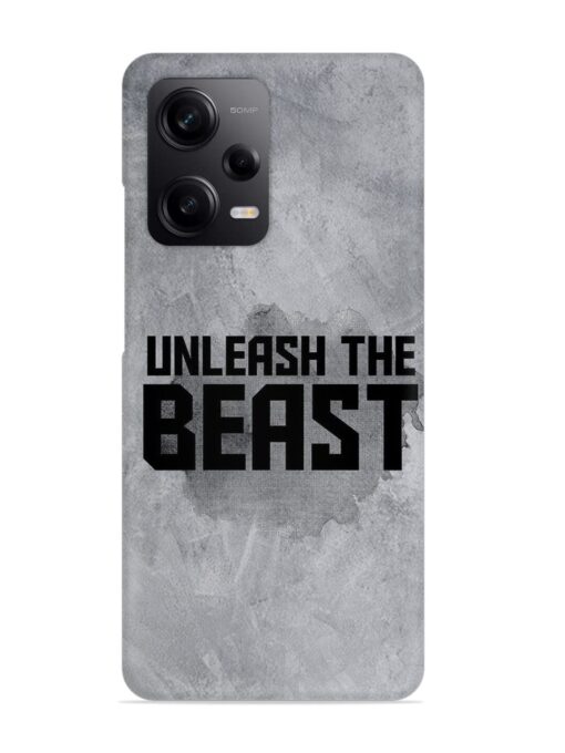 Unleash The Beast Snap Case for Xiaomi Redmi Note 12 (5G) Zapvi