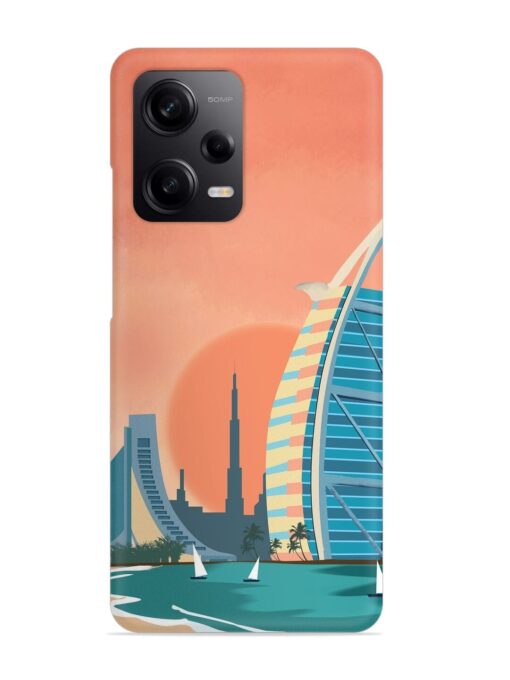 Dubai Architectural Scenery Snap Case for Xiaomi Redmi Note 12 (5G)