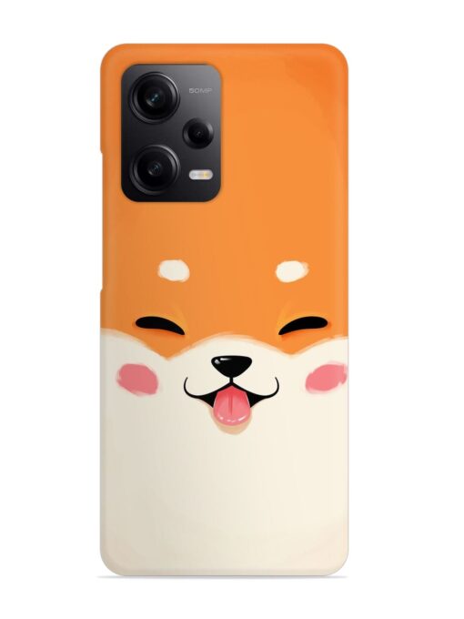 Happy Cat Art Snap Case for Xiaomi Redmi Note 12 (5G) Zapvi