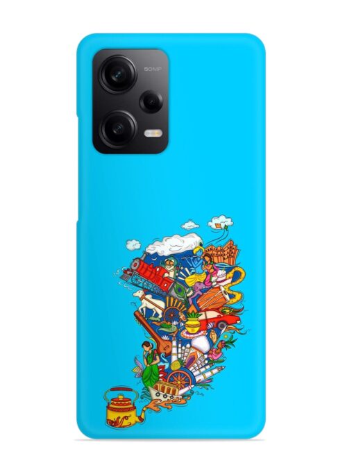 Vector Design Indian Snap Case for Xiaomi Redmi Note 12 (5G) Zapvi