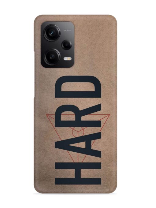 Hard Typo Snap Case for Xiaomi Redmi Note 12 (5G) Zapvi