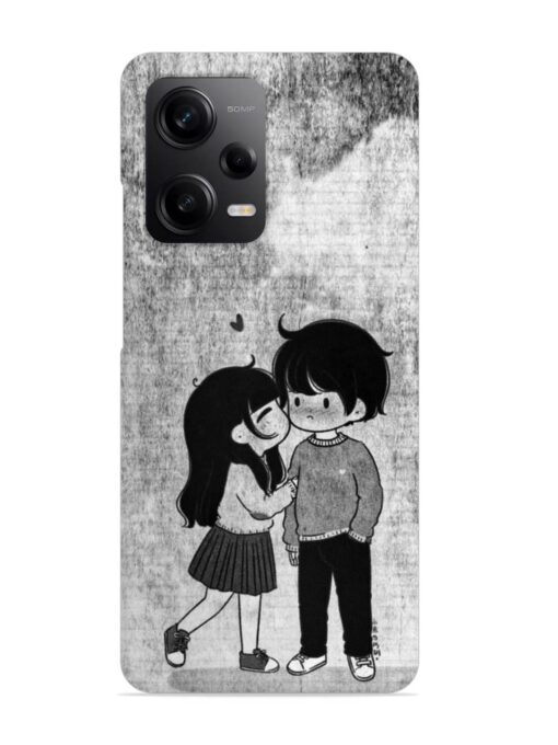 Couple Love Highlights Snap Case for Xiaomi Redmi Note 12 (5G) Zapvi