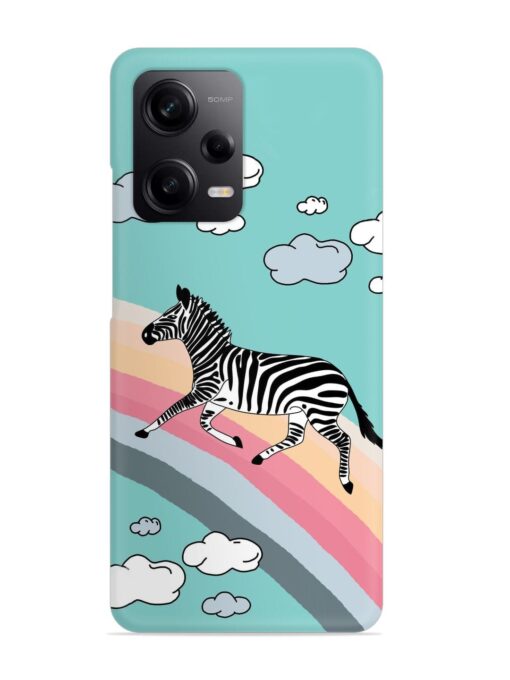 Running Zebra Snap Case for Xiaomi Redmi Note 12 (5G) Zapvi