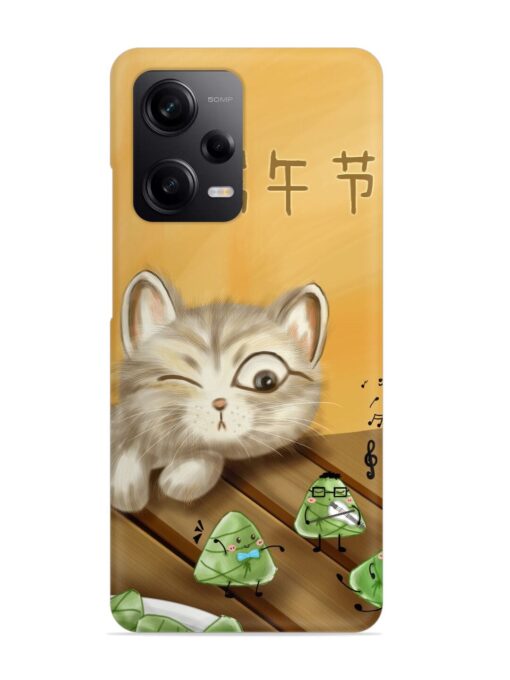 Cat Scorpion Dancing Snap Case for Xiaomi Redmi Note 12 (5G)