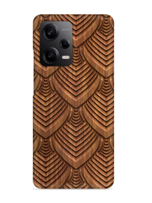 Carved Pattern On Snap Case for Xiaomi Redmi Note 12 Pro (5G)